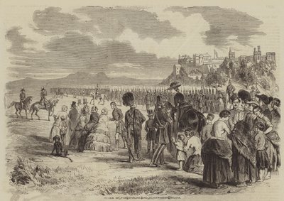 Gjennomgang av Stirling- og Clackmannan-militsen av Gustave Janet