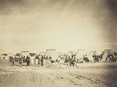 Artillerileiring, Camp de Chalons, 1857. av Gustave Le Gray