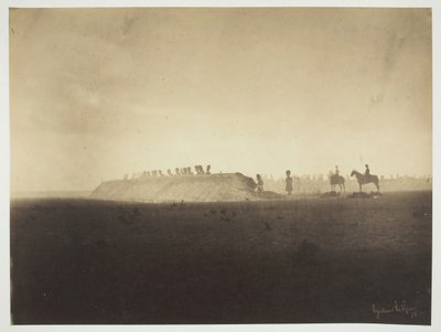 Chalons encampment: Manøvrer 3. oktober Camp de Châlons: manøvrer 3. oktober 1857. av Gustave Le Gray