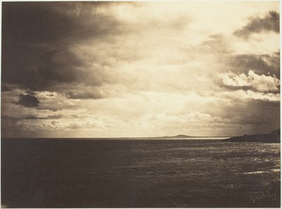 Skyet himmel, Middelhavet av Gustave Le Gray