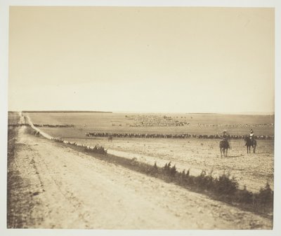 Manøvrer, Camp de Châlons av Gustave Le Gray