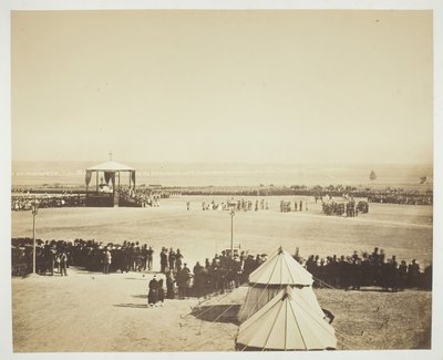 Messe, Camp de Chalons, 1857. av Gustave Le Gray