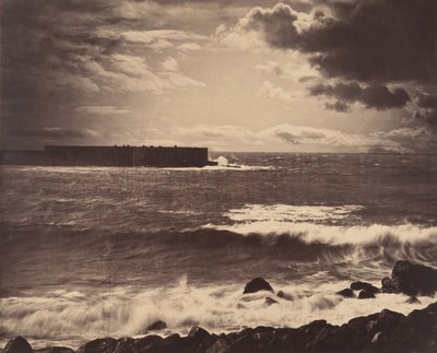 [Den store bølgen, Sète], 1857. av Gustave Le Gray