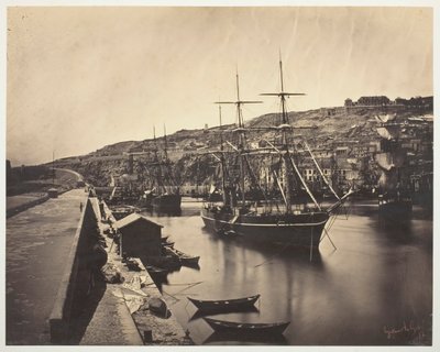 Havnen og byen Sète-Mediterranean Port et Ville de Sète-Mediterranée, 1857. av Gustave Le Gray