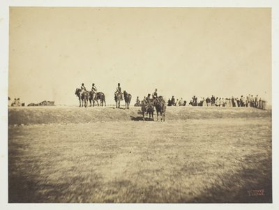 Uten tittel [kavaleri], 1857. av Gustave Le Gray