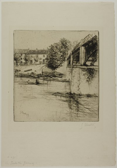 Broen ved Fournay, fra siden av Gustave Leheutre