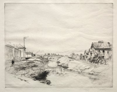 Workmens House i Troyes, Frankrike. av Gustave Leheutre