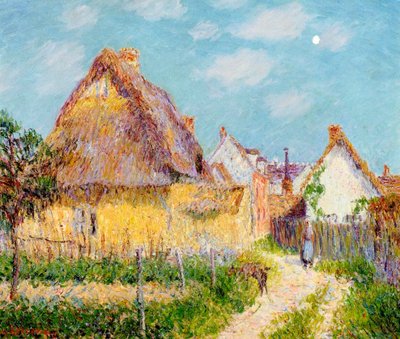 Hytte på Le Vaudreuil, 1903 av Gustave Loiseau