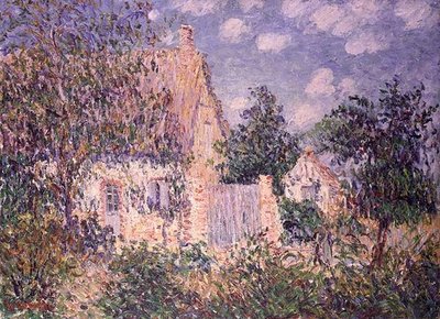 Hytte ved St. Cyr du Vaudreuil (olje på lerret) av Gustave Loiseau