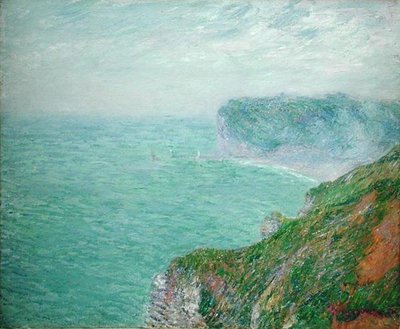 Klippene ved Fecamp av Gustave Loiseau