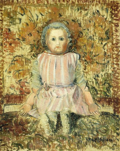 Dukken; Dukken, ca. 1919 av Gustave Loiseau