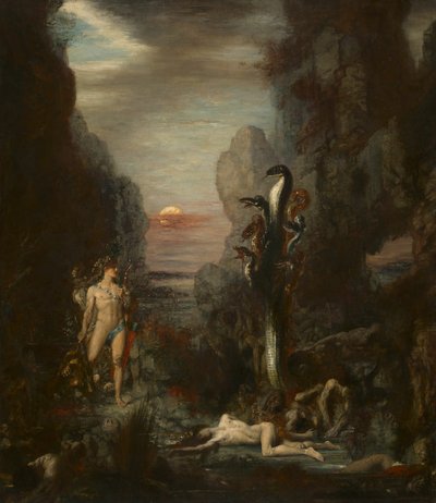 Hercules og den leniske hydraen av Gustave Moreau