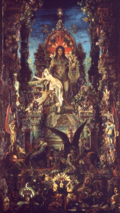 Jupiter og Semele av Gustave Moreau