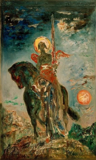 Skjebnen og dødsengelen av Gustave Moreau