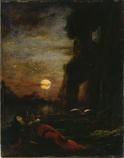 Sapfos død av Gustave Moreau