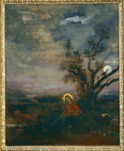 Kristus i Oljehagen av Gustave Moreau