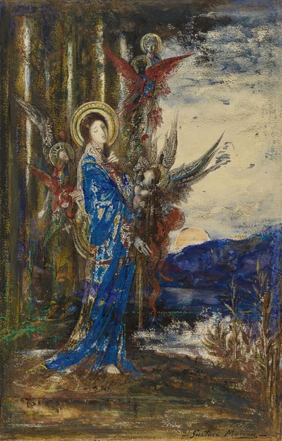 ""bevisene"" Akvarell av Gustave Moreau (1826-1898) Privat samling av Gustave Moreau