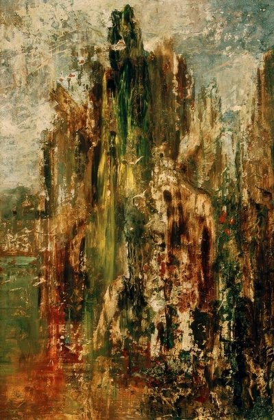 Landsbygda. Rough (ved sfinxen) av Gustave Moreau