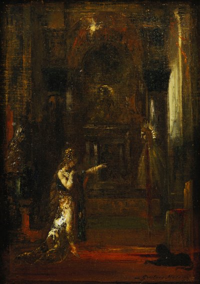 The Apparition, ca. 1876 av Gustave Moreau