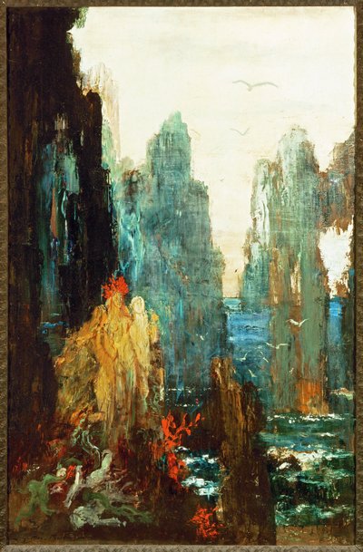 Sirenene (maleri på lerret) av Gustave Moreau