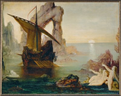 Ulysses og sirenene (maleri på lerret) av Gustave Moreau