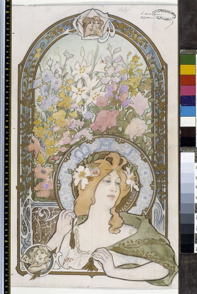 Art Nouveau: plakat av Gustave Salge (1878-1946). av Gustave Salge