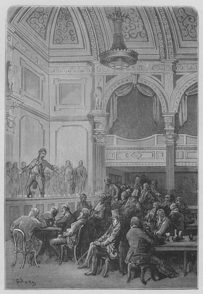 Kafe-konsert av Gustave after Dore