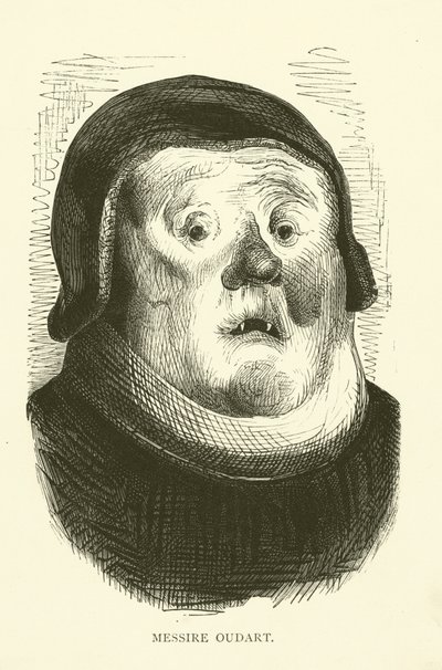 Illustrasjon for verkene til Rabelais av Gustave after Dore