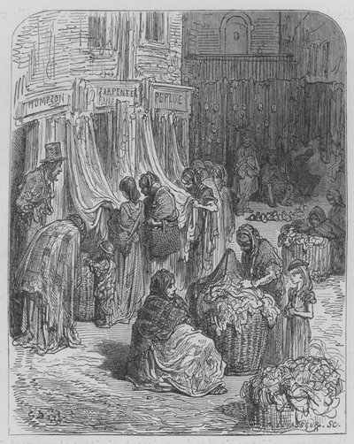 Rags Fair av Gustave after Dore