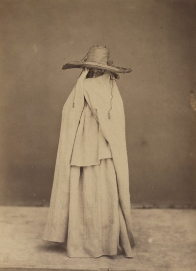 Algerisk kvinne, sent på 1850-tallet. av Gustave de Beaucorps