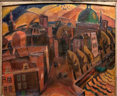 Kirke med den grønne kuppelen av Gustave de Smet