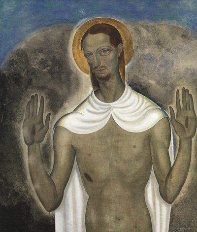 Kristus viser sine sår av Gustave Van de Woestyne