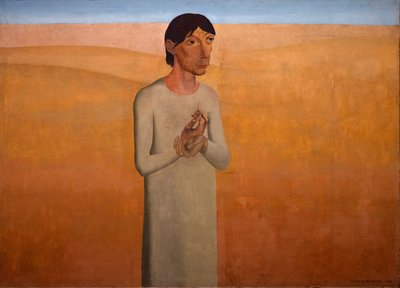 Kristus i villmarken av Gustave Van de Woestyne