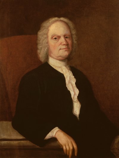 Selvportrett, ca. 1740 av Gustavus Hesselius
