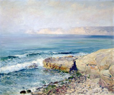 Innkommende tåke (olje på lerret) av Guy Rose