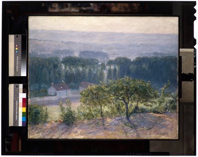 Sen ettermiddag, Giverny, ca. 1905-13 (olje på lerret) av Guy Rose