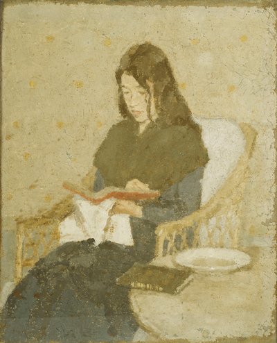 Den sittende kvinnen, 1919-1926 av Gwen John
