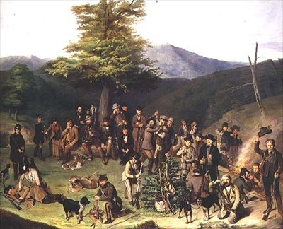 Skytefest i Gerecse Hills, 1859 av Gyorgyi Giergl Alajos
