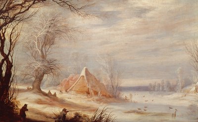 Vinterlandskap av Gysbrecht Lytens or Leytens
