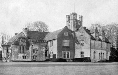 Bisham Abbey, Berkshire, fra nord-øst, 1924-1926. av HN King
