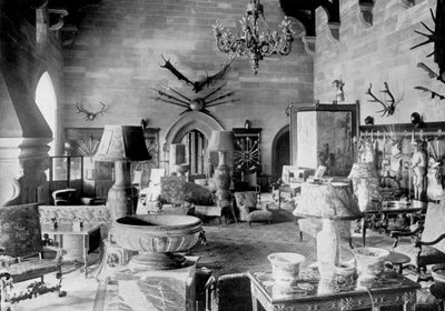 The Great Hall, Warwick Castle, 1924-1926. av HN King