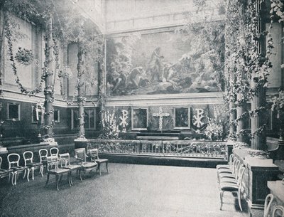 Det private kapellet i Buckingham Palace, c1910 1911 av HN King