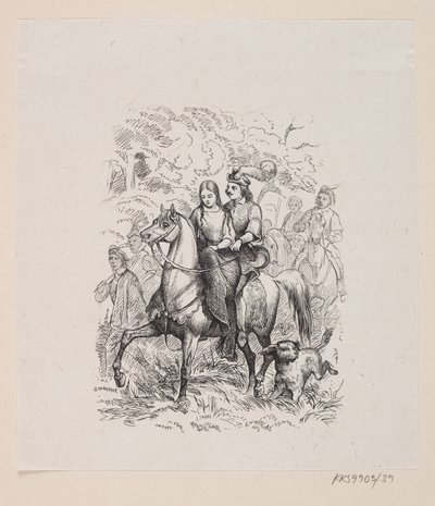 Illustrasjon til "De ville svanene" i H.C. Andersen, "Eventyr og historier", bind 1 av H.P. Hansen