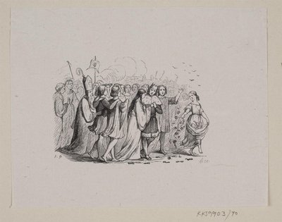 Illustrasjon til "De ville svanene" i H.C. Andersen, "Eventyr og historier", bind 1 av H.P. Hansen