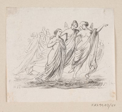Illustrasjon til "Den lille havfruen" i H.C. Andersen, "Eventyr og historier", bind 1 av H.P. Hansen