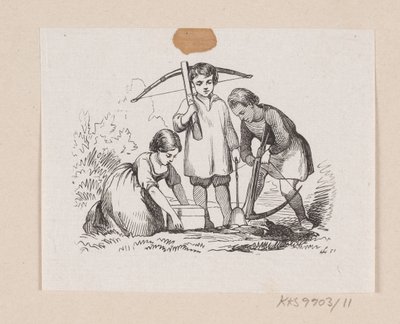 Illustrasjon til "Den lille Idas Blomster" i H.C. Andersen, "Eventyr og historier", bind 1 av H.P. Hansen
