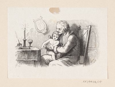Illustrasjon til «The Naughty Boy» i H.C. Andersen, "Eventyr og historier", bind 1 av H.P. Hansen