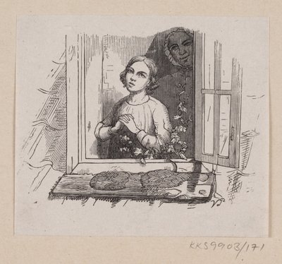 Illustrasjon for "Fem fra en ertebelg" i H.C. Andersen, "Eventyr og historier", bind 2 av H.P. Hansen