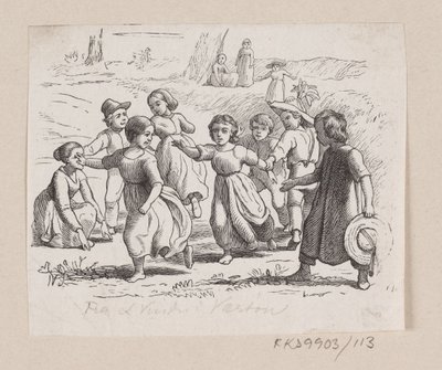 Illustrasjon for "Fra et vindu i Vartou" i HC Andersen, "Eventyr og historier", bind 2 av H.P. Hansen