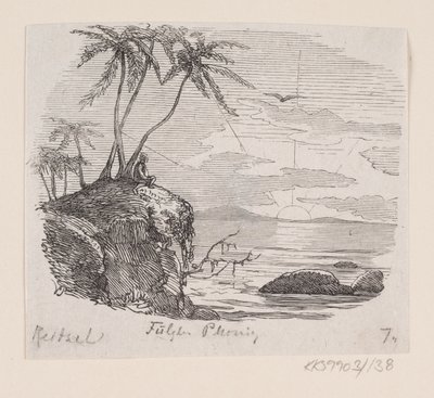 Illustrasjon til "Bird Phønix" i H.C. Andersen, "Eventyr og historier", bind 2 av H.P. Hansen